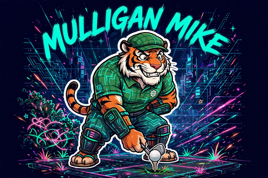Mulligan Mike Sticker (2.5")