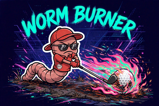 Worm Burner Sticker (2.5")