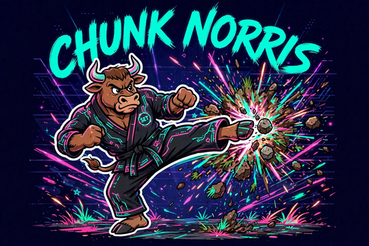 Chunk Norris Sticker (2.5")