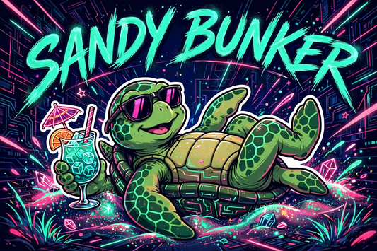 Sandy Bunker Sticker (2.5")
