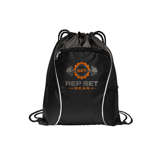 Drawstring Cinch Gym Bag – front view