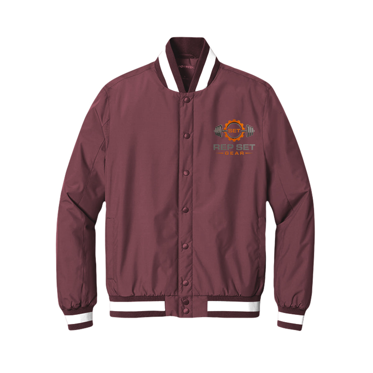 Insulated Lined Winter Jacket – back view