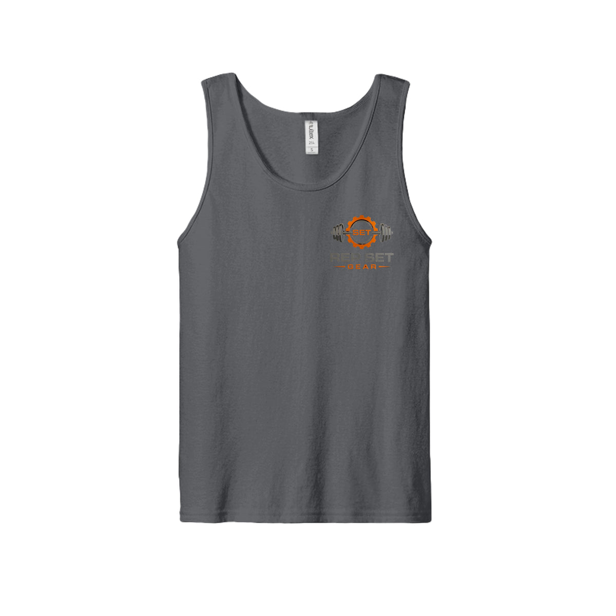 Unisex Cotton Tank Top – back view