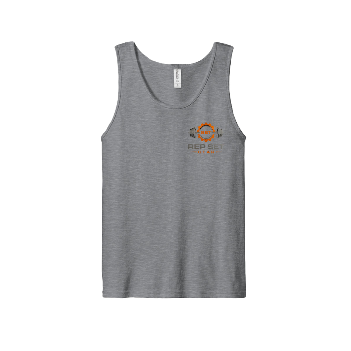 Unisex Cotton Tank Top – back view