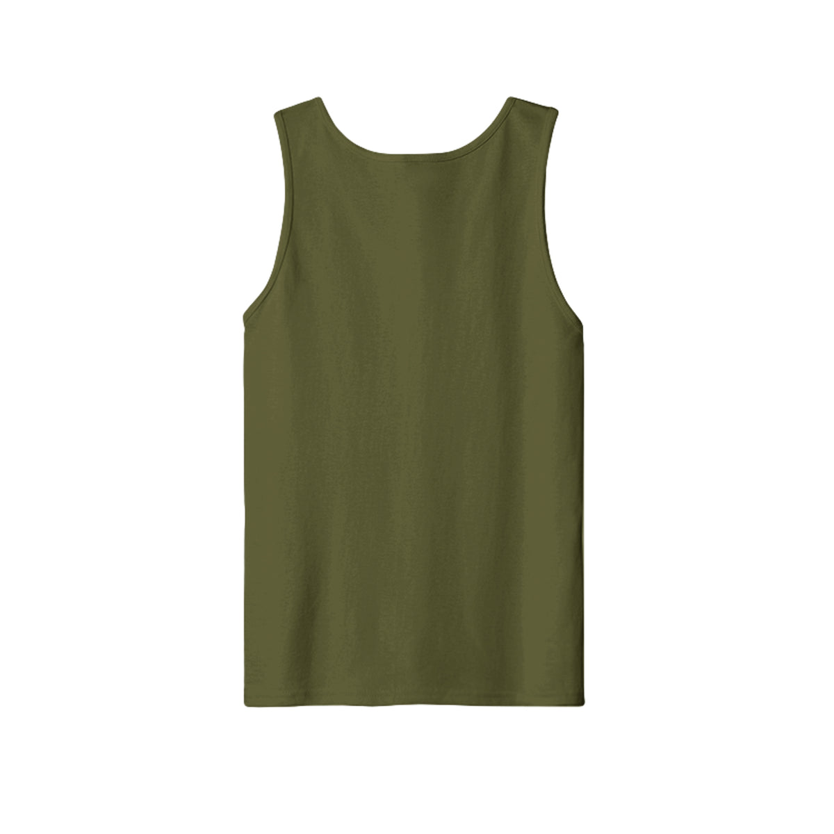 Unisex Cotton Tank Top – back view