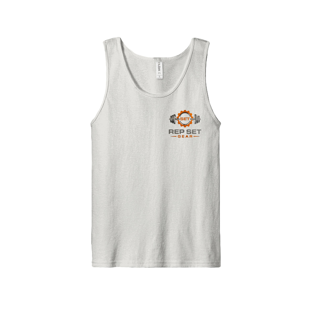 Unisex Cotton Tank Top – back view