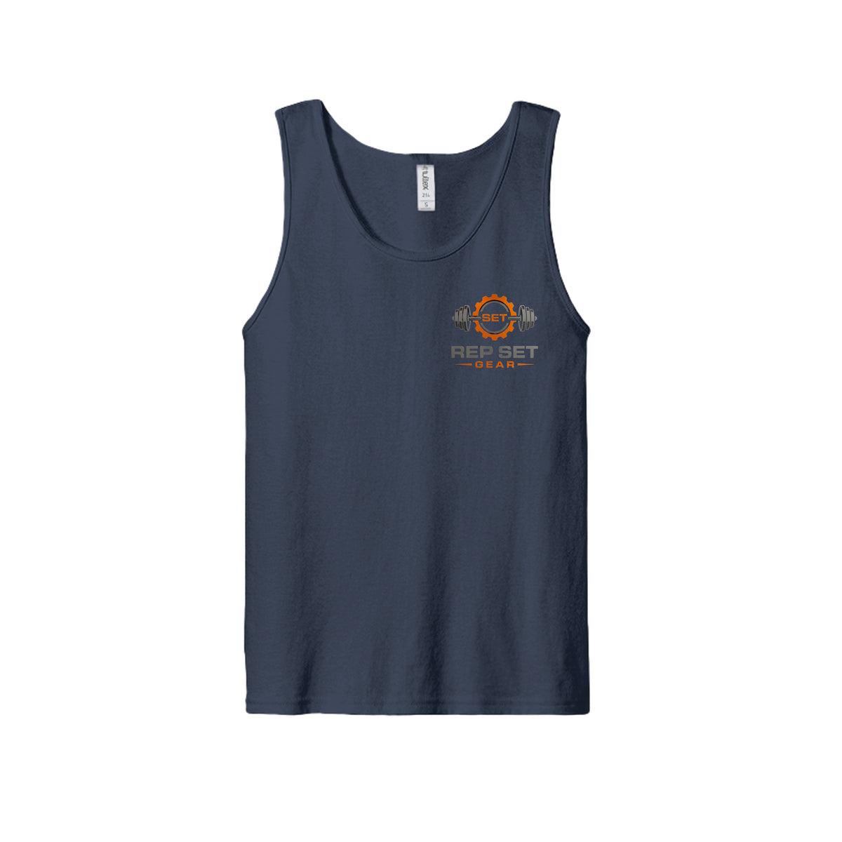 Unisex Cotton Tank Top – front view