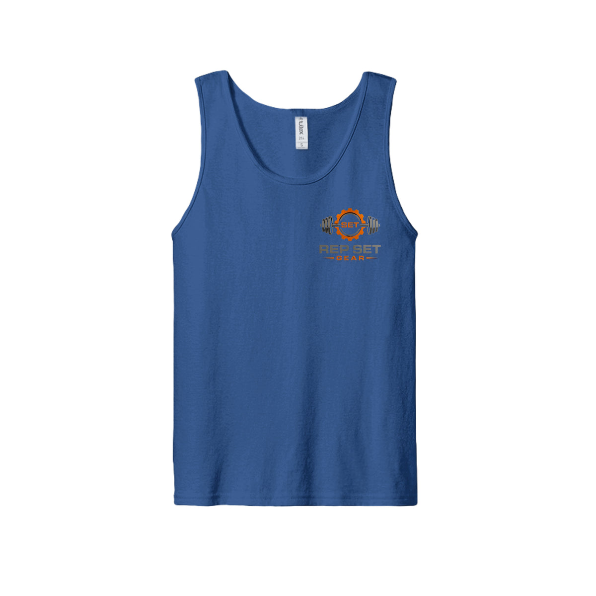 Unisex Cotton Tank Top – front view