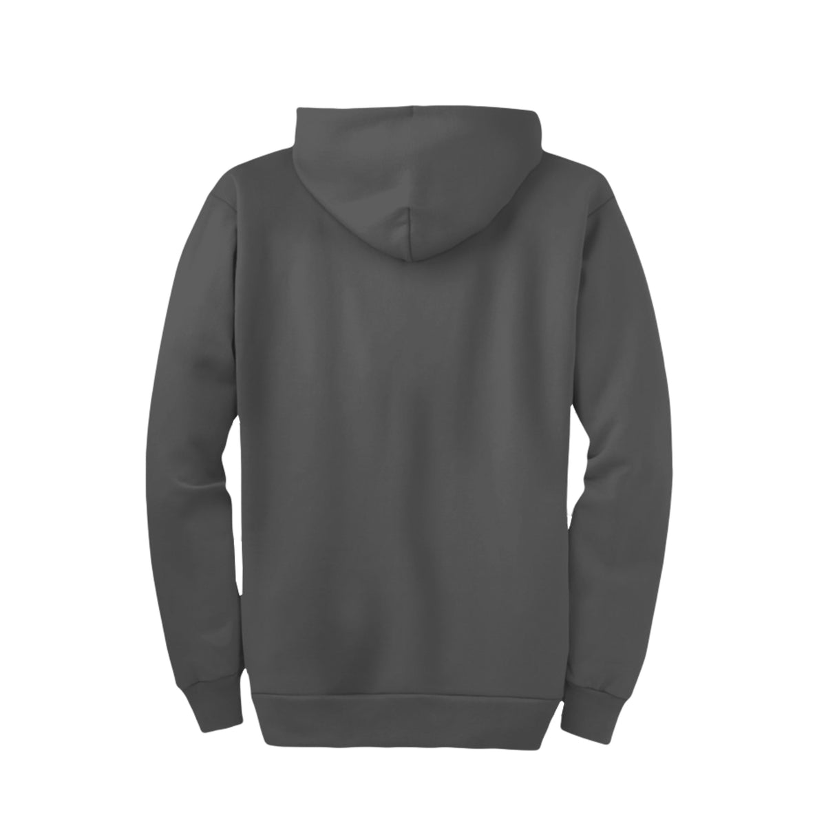 Tall Full-Zip Fleece Hoodie – back view