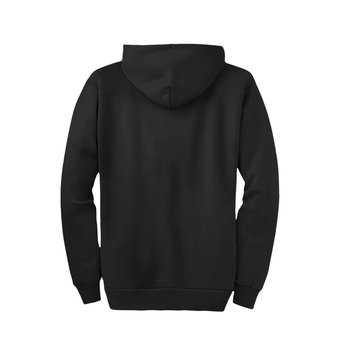 Tall Full-Zip Fleece Hoodie – back view