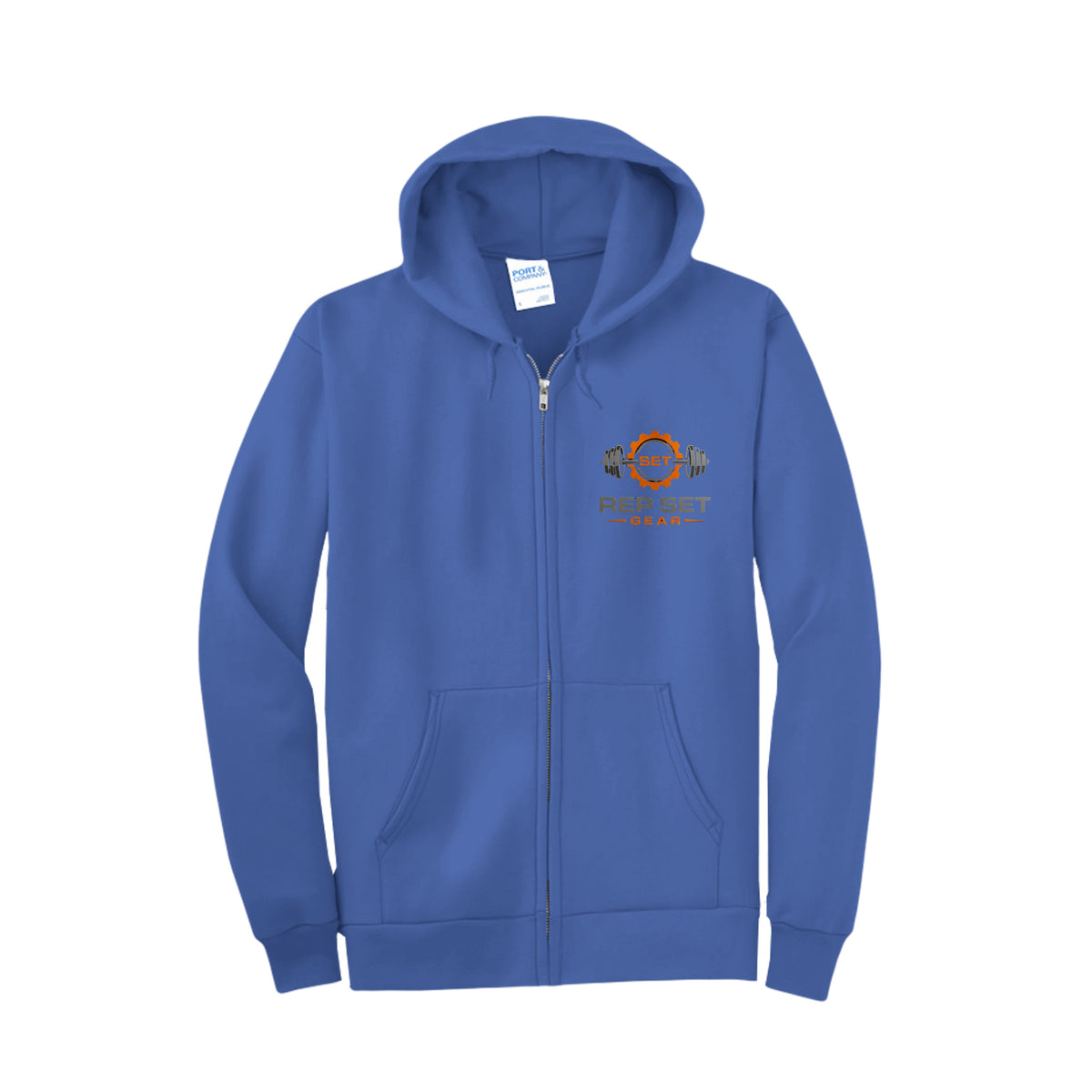 Tall Full-Zip Fleece Hoodie – front view