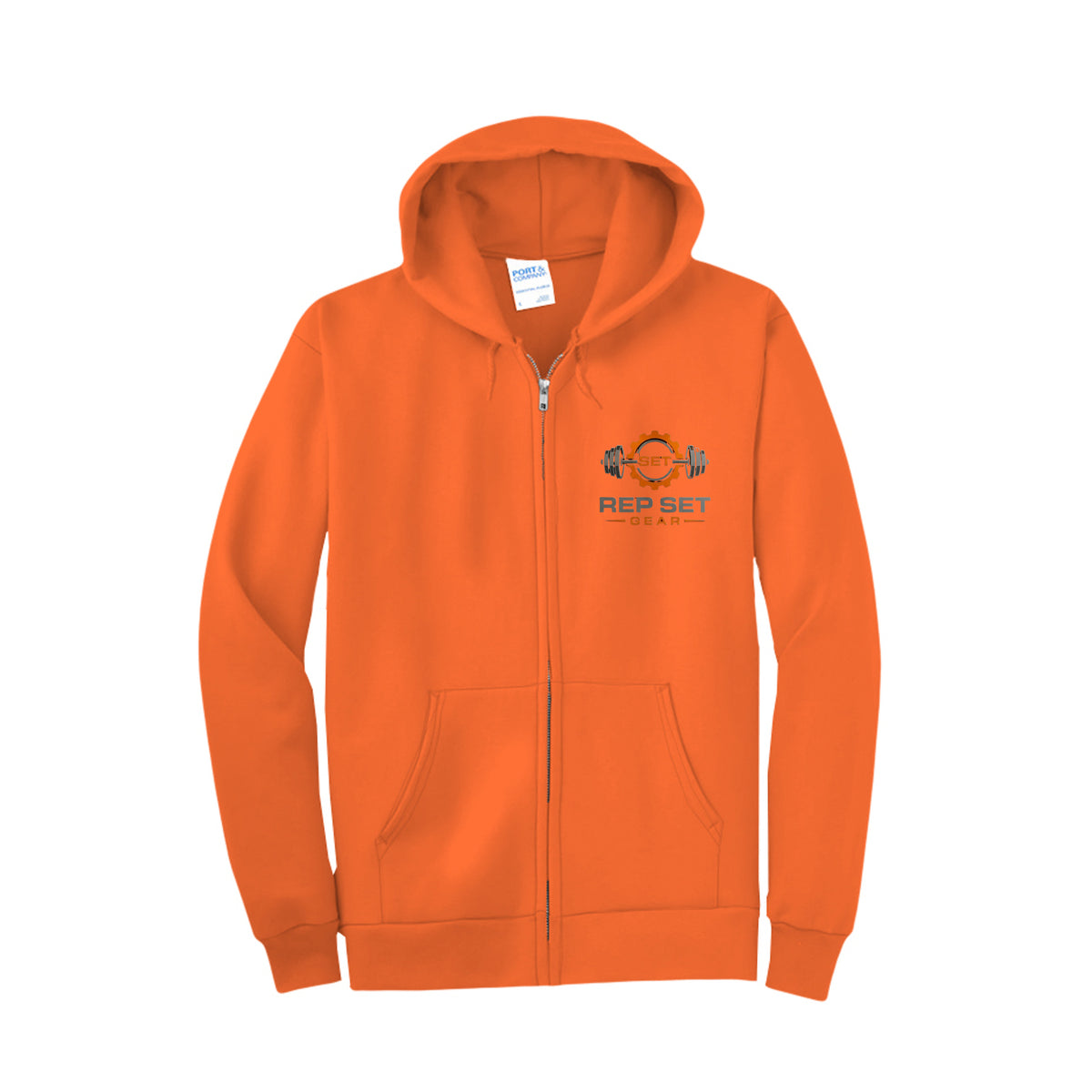 Tall Full-Zip Fleece Hoodie – front view