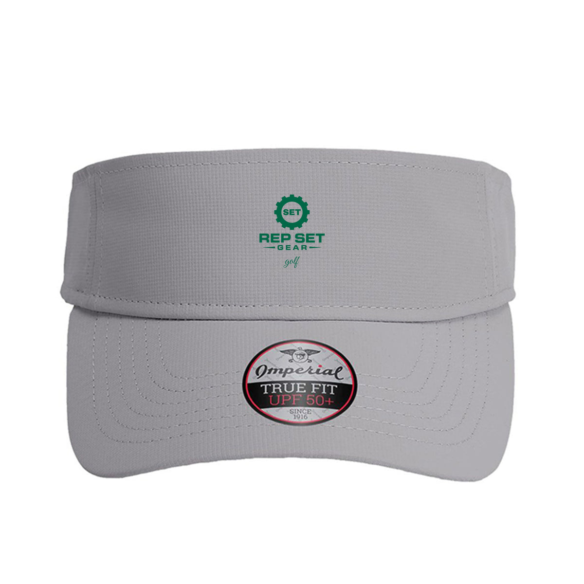 Black Golf Visor – front view