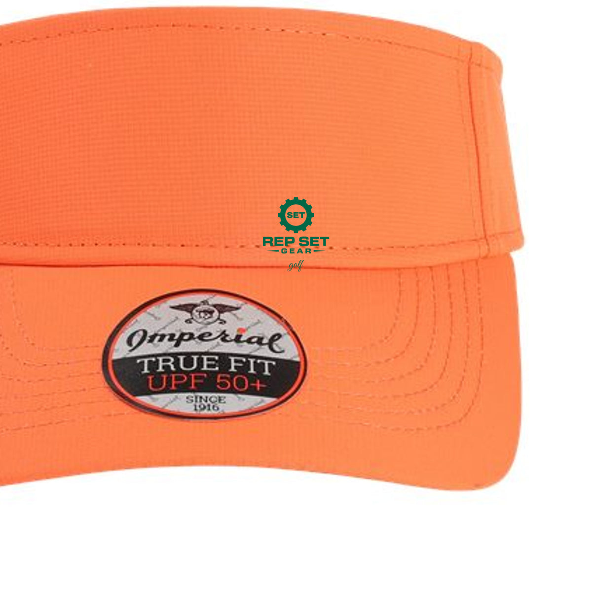 Black Golf Visor – front view