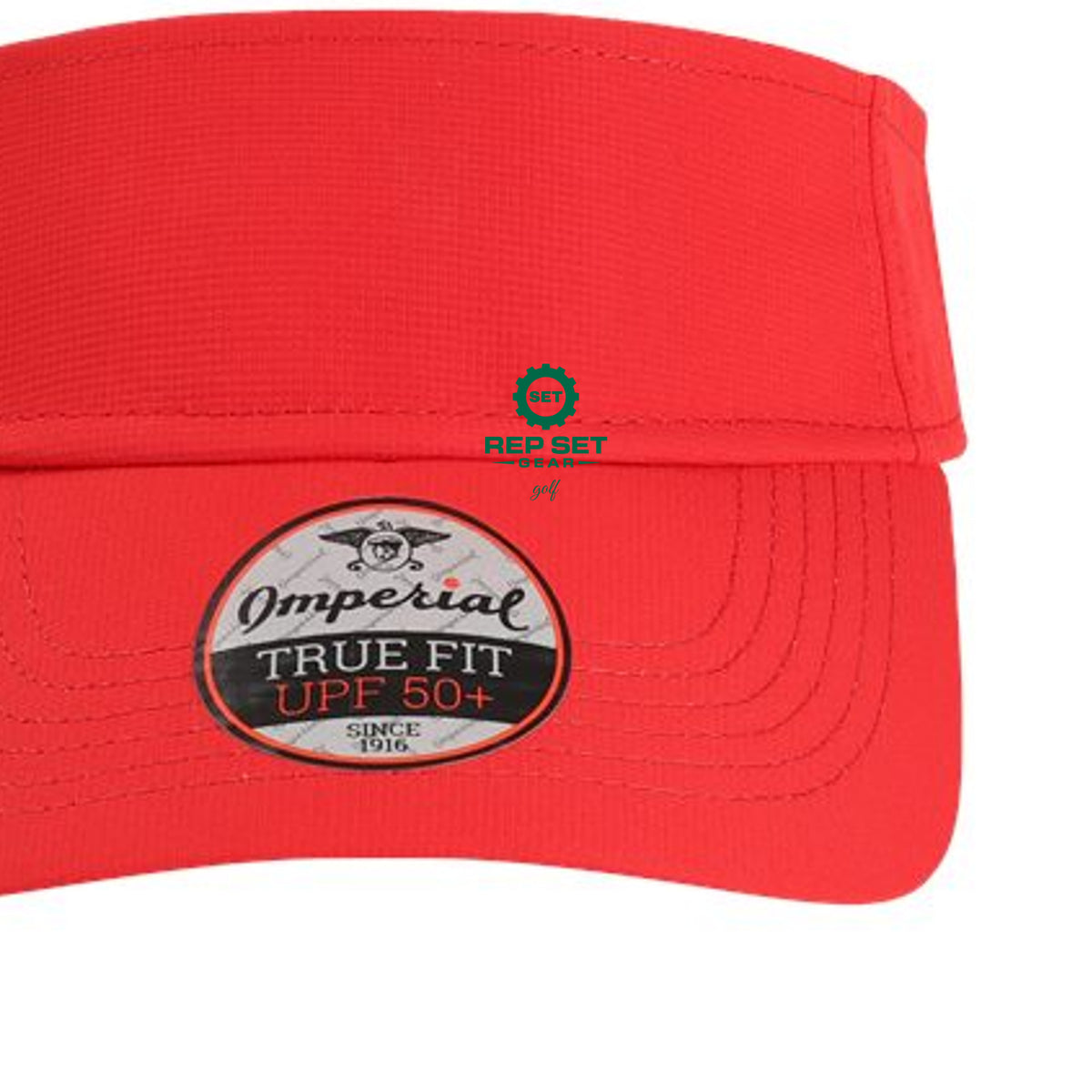 Black Golf Visor – front view