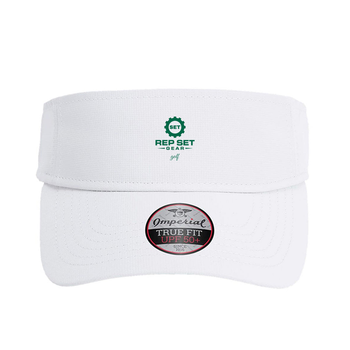 Black Golf Visor – front view