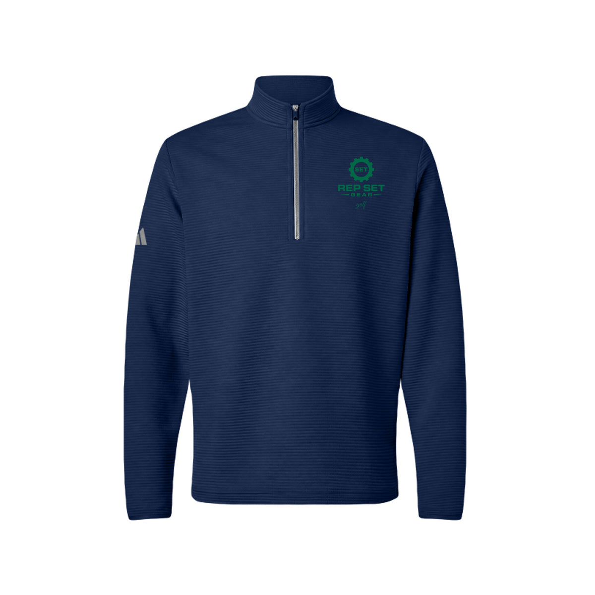 Mens Golf Quarter-Zip Pullover – back view