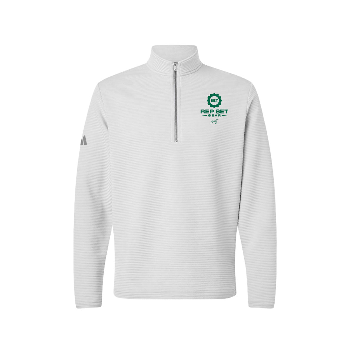 Mens Golf Quarter-Zip Pullover – back view