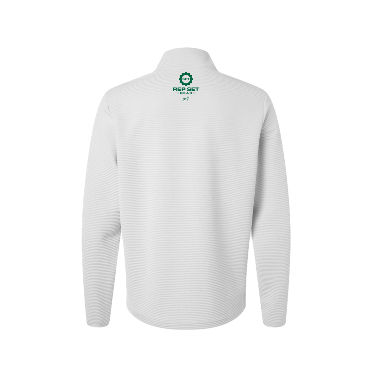 Mens Golf Quarter-Zip Pullover – back view