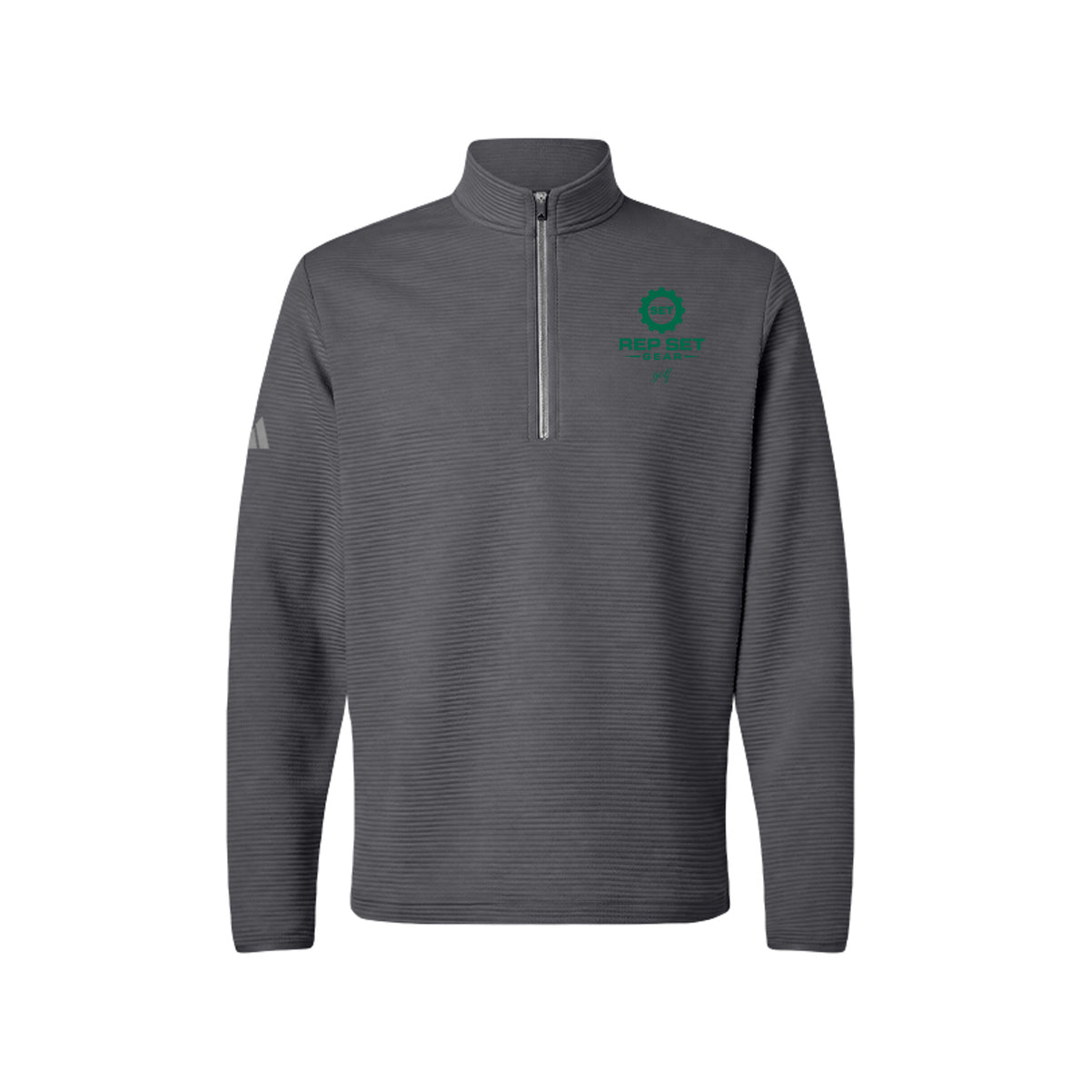Mens Golf Quarter-Zip Pullover – back view