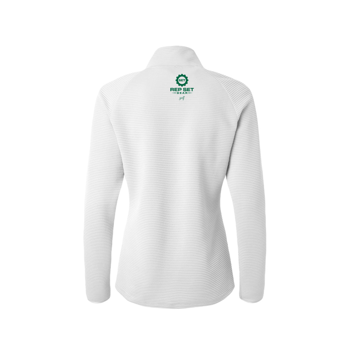 Ladies Golf Quarter-Zip Pullover – back view