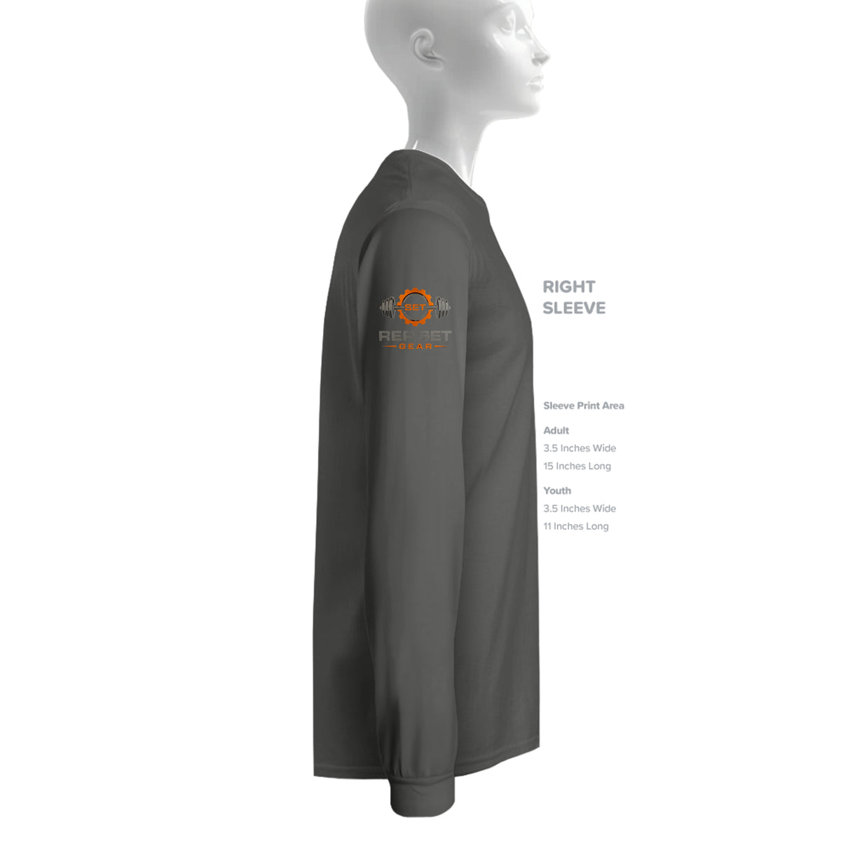 Ladies 3x Logo Cropped Sweatshirt – alternate view