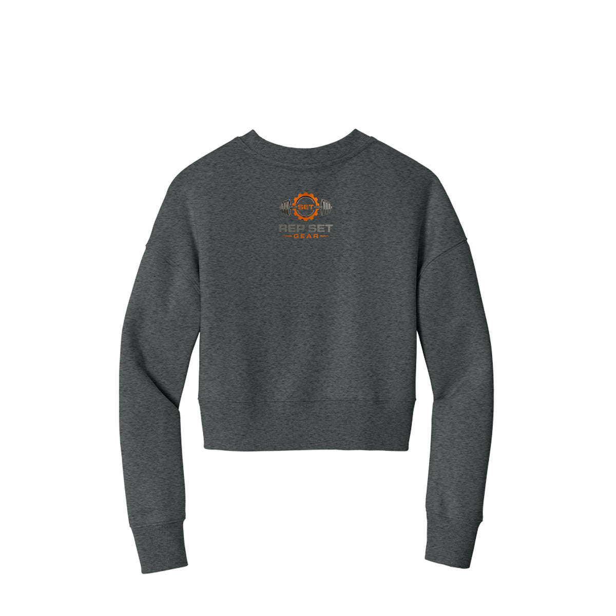 Ladies 3x Logo Cropped Sweatshirt – alternate view