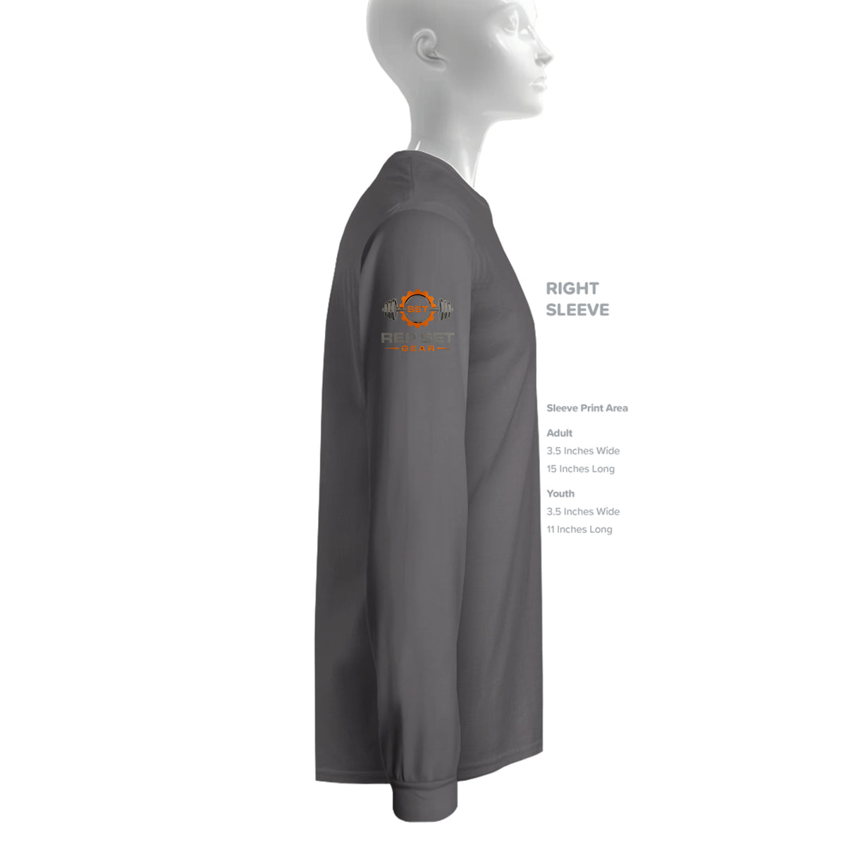Ladies 3x Logo Cropped Sweatshirt – back view