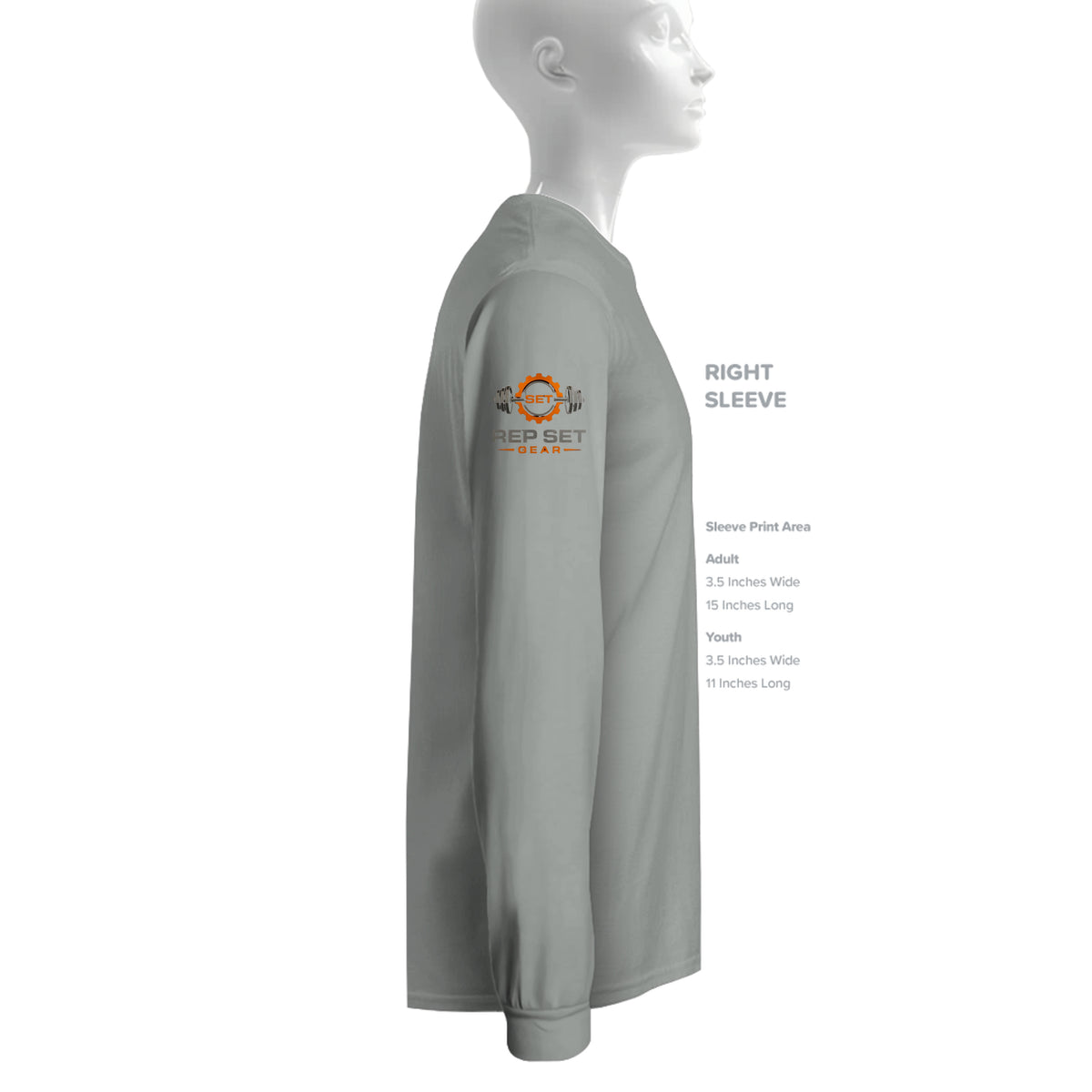 Ladies 3x Logo Cropped Sweatshirt – alternate view