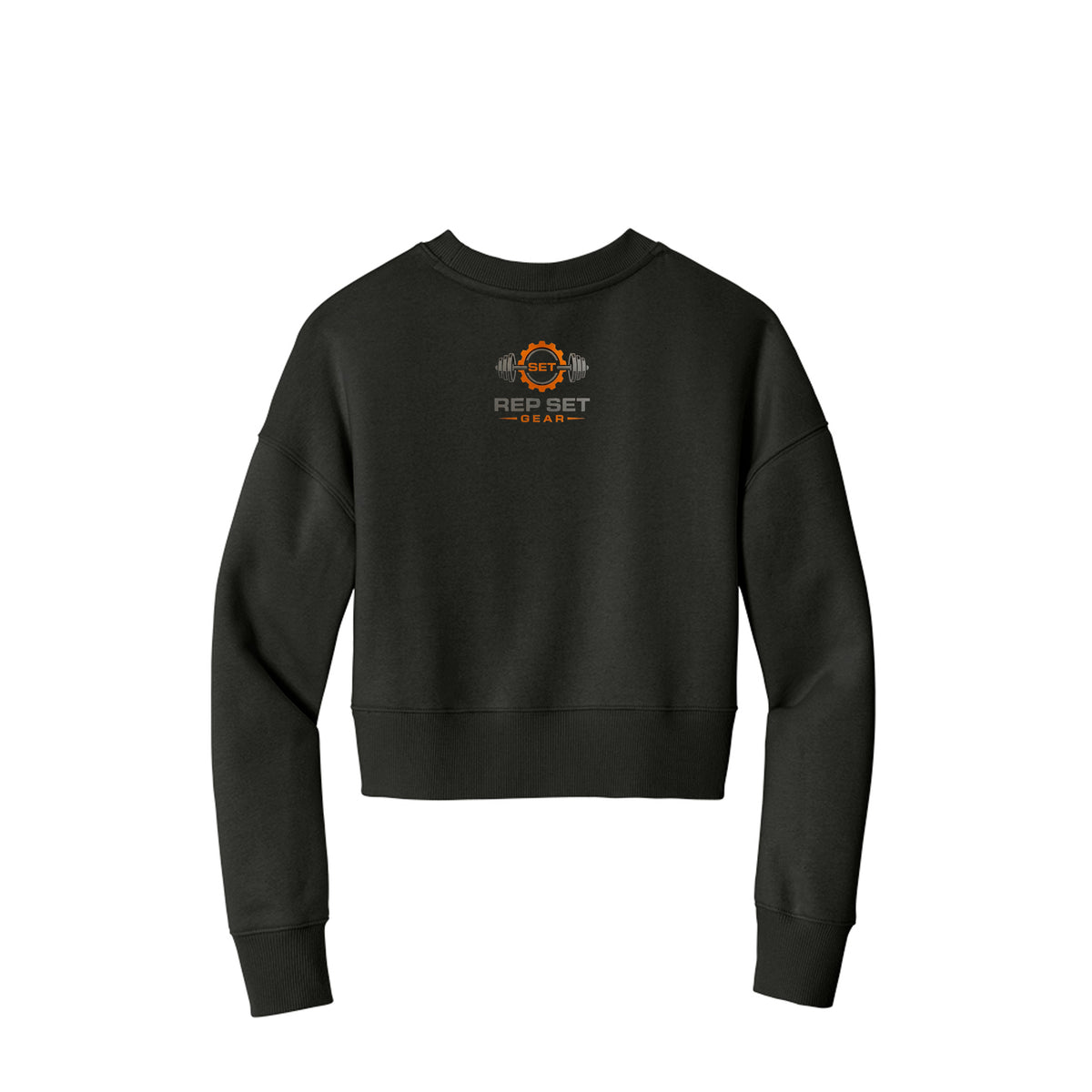 Ladies 3x Logo Cropped Sweatshirt – alternate view