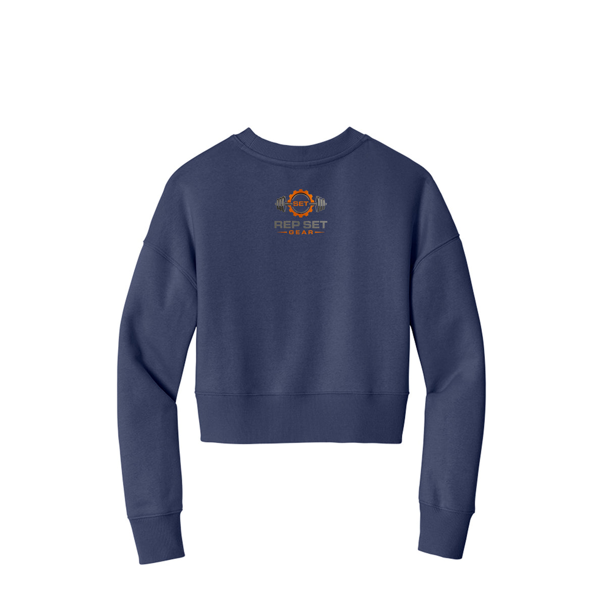Ladies 3x Logo Cropped Sweatshirt – front view