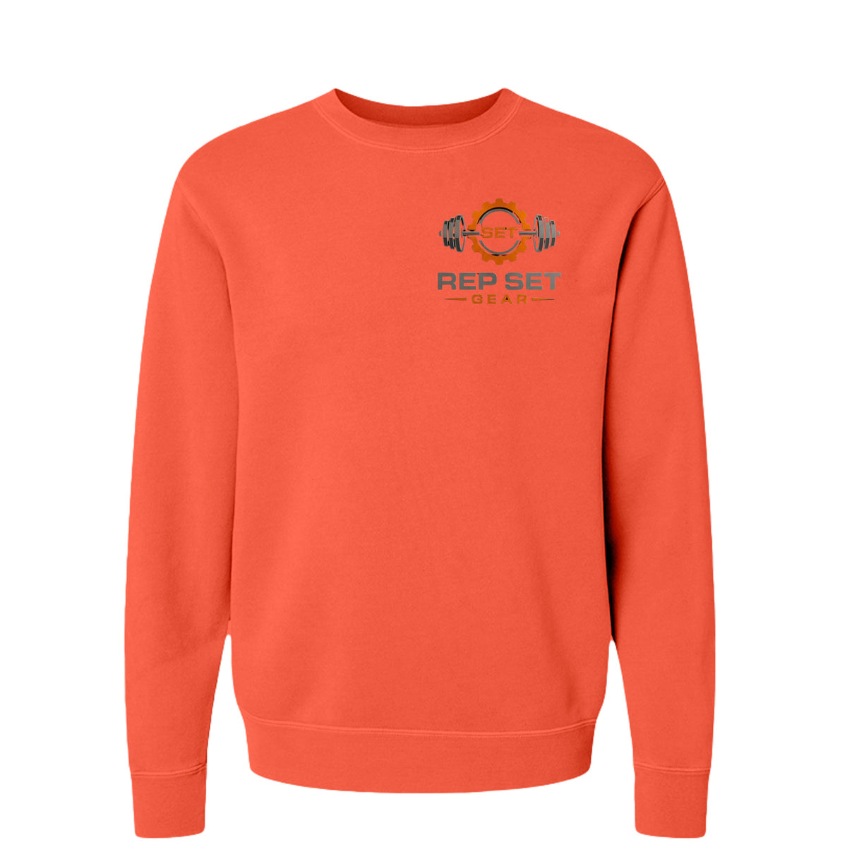 Mens 3x Logo Fleece Sweatshirt – back view