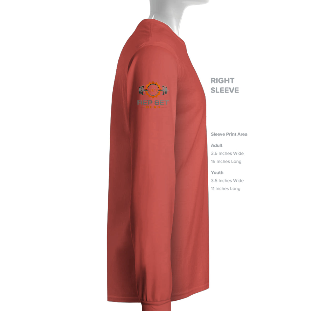 Mens 3x Logo Fleece Sweatshirt – back view