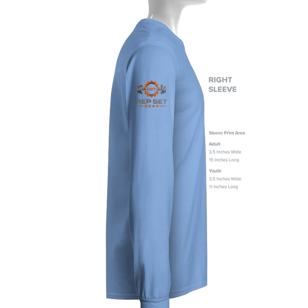 Mens 3x Logo Fleece Sweatshirt – back view