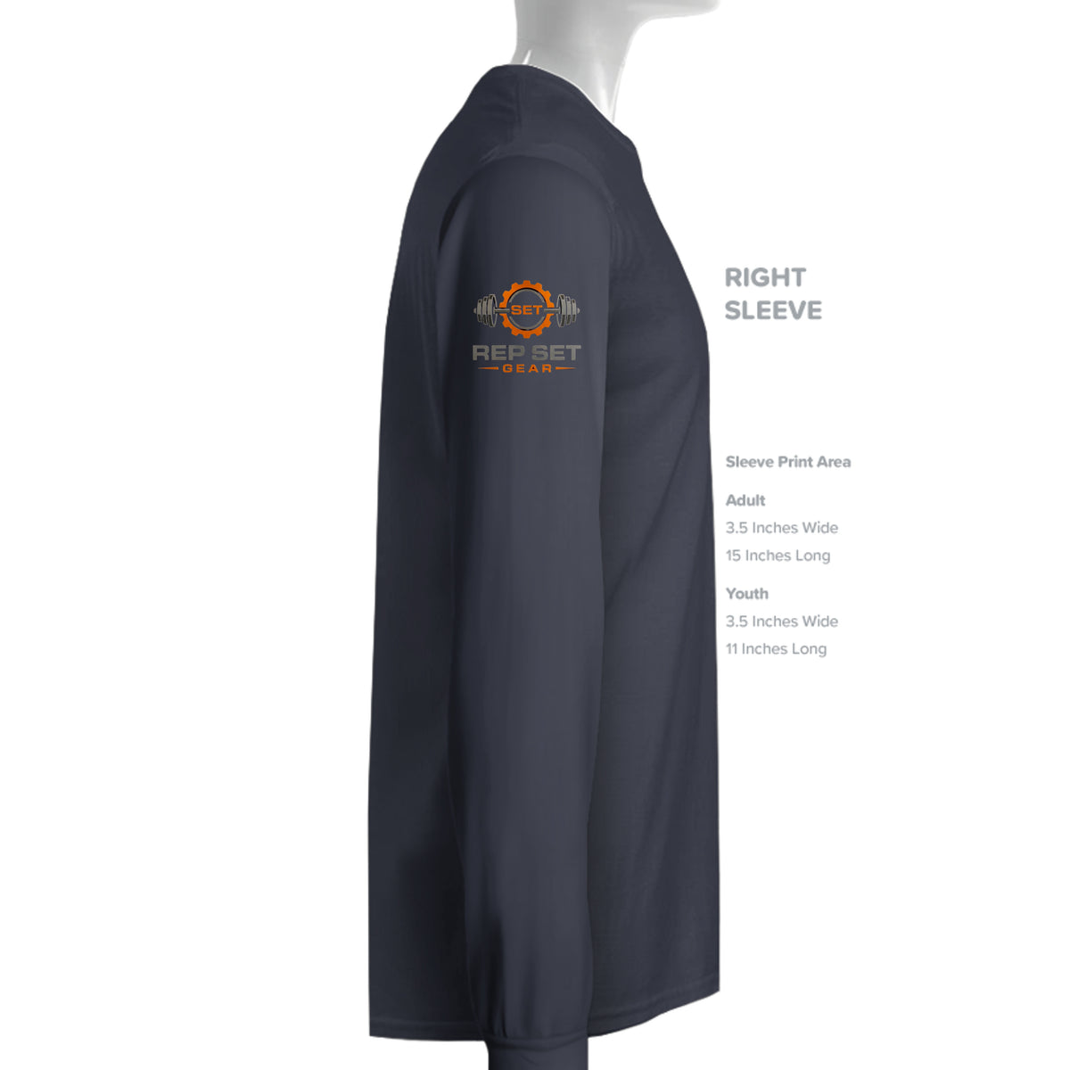 Mens 3x Logo Fleece Sweatshirt – front view