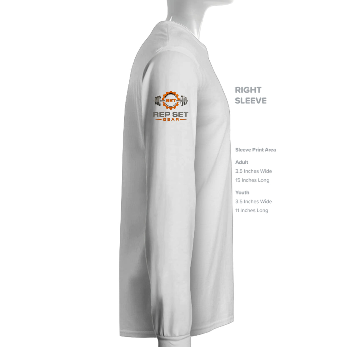 Mens 3x Logo Fleece Sweatshirt – front view