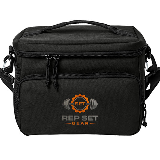 18-Can Insulated Lunch Box Cooler – front view