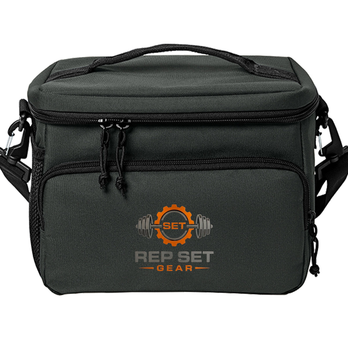 18-Can Insulated Lunch Box Cooler – back view