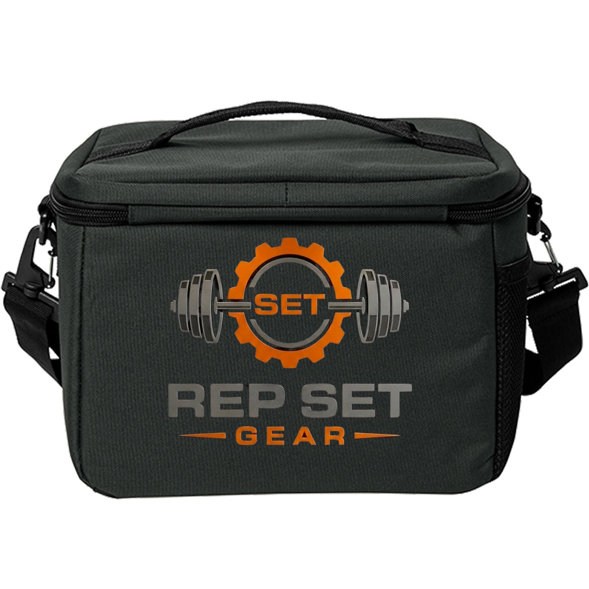 18-Can Insulated Lunch Box Cooler – back view