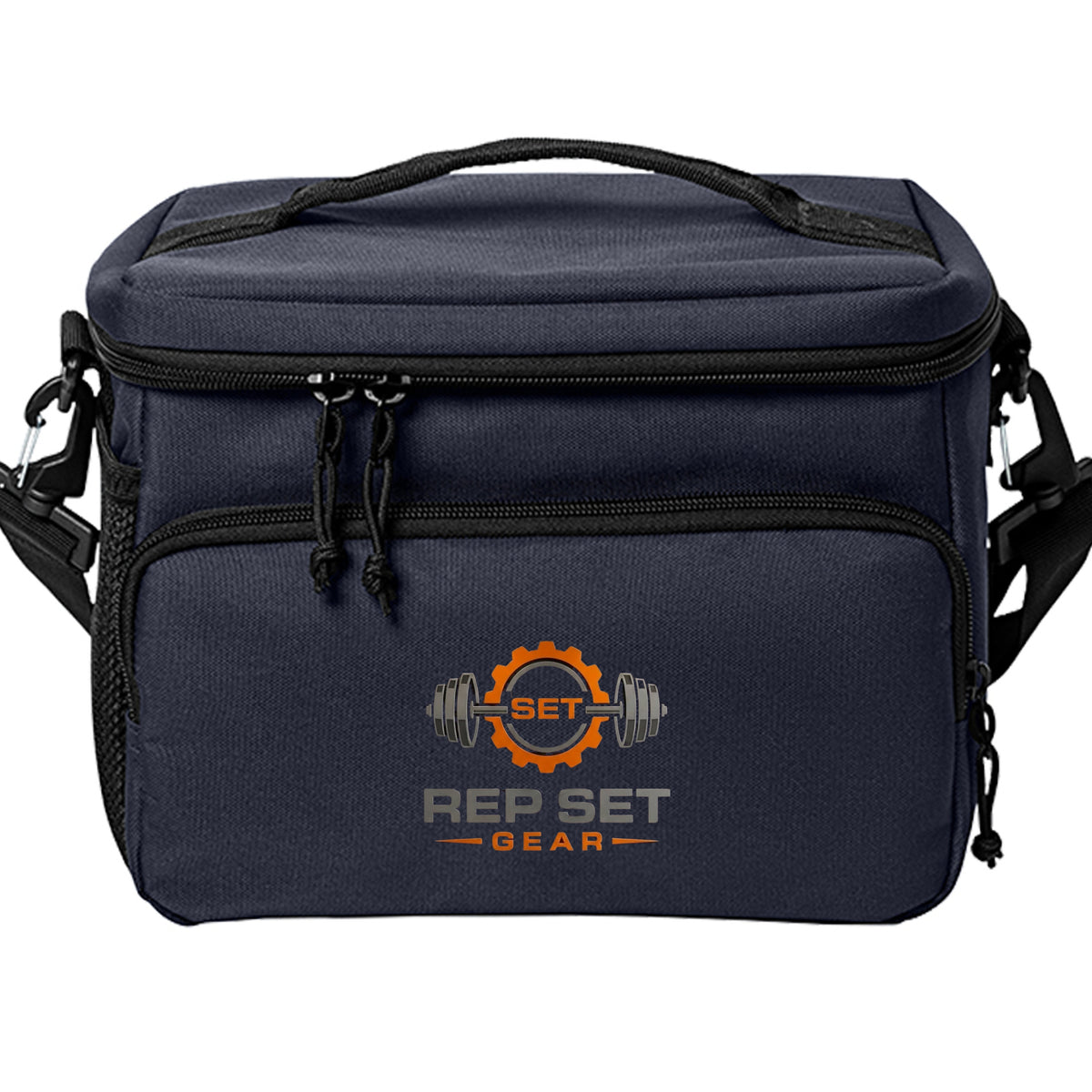 18-Can Insulated Lunch Box Cooler – front view